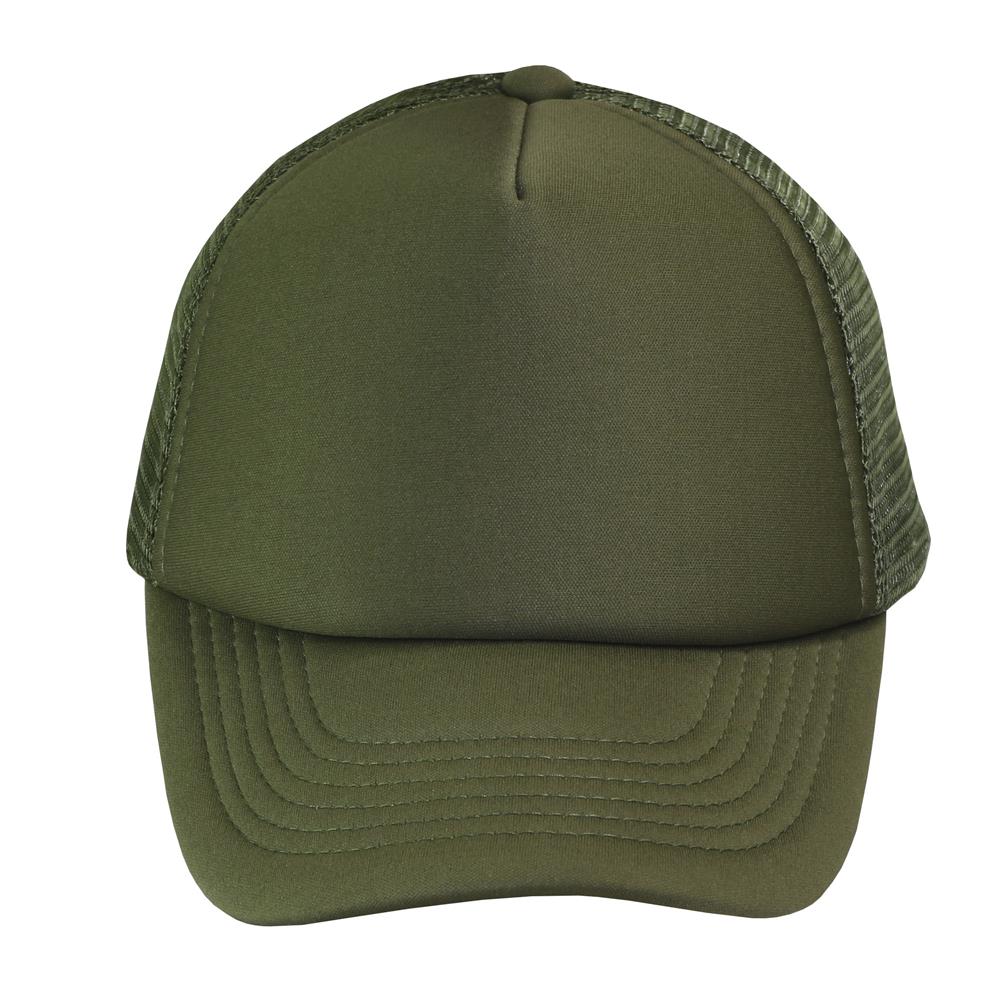 TRUCKER VISERA CURVA ADULTO OLIVA 