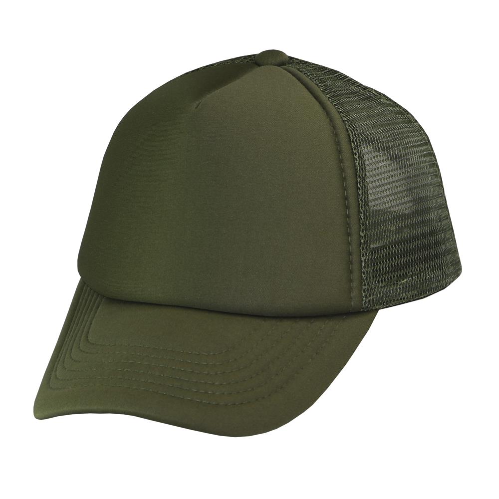 TRUCKER VISERA CURVA ADULTO OLIVA 