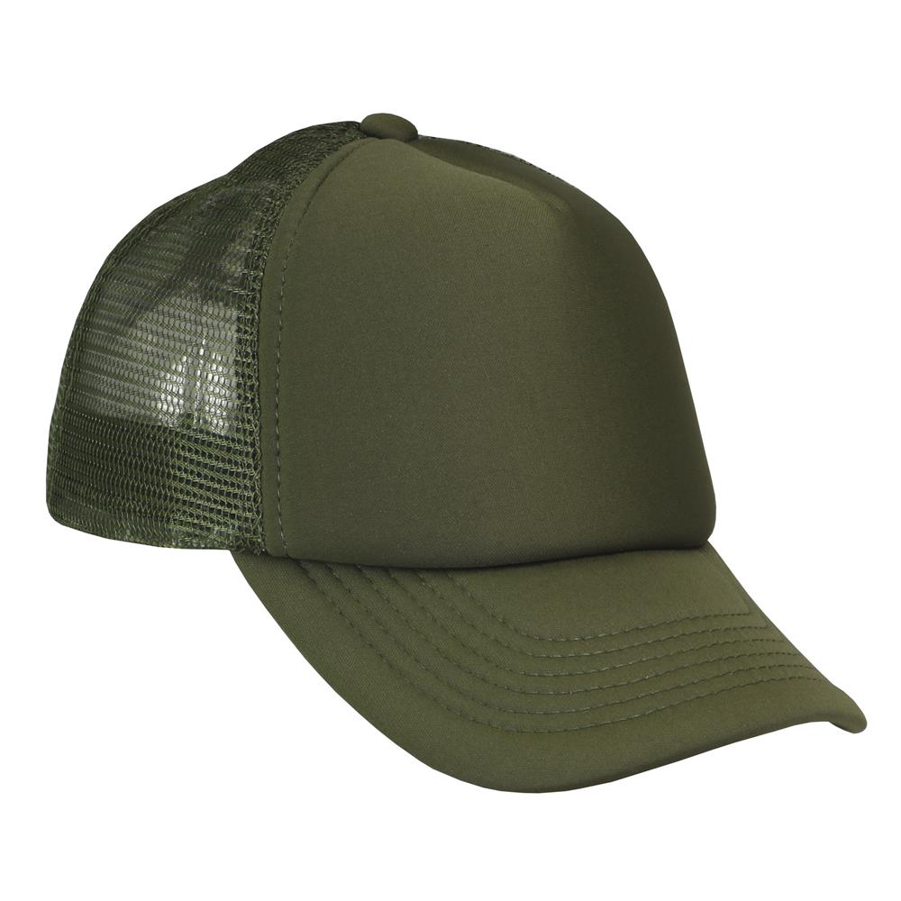 TRUCKER VISERA CURVA ADULTO OLIVA 