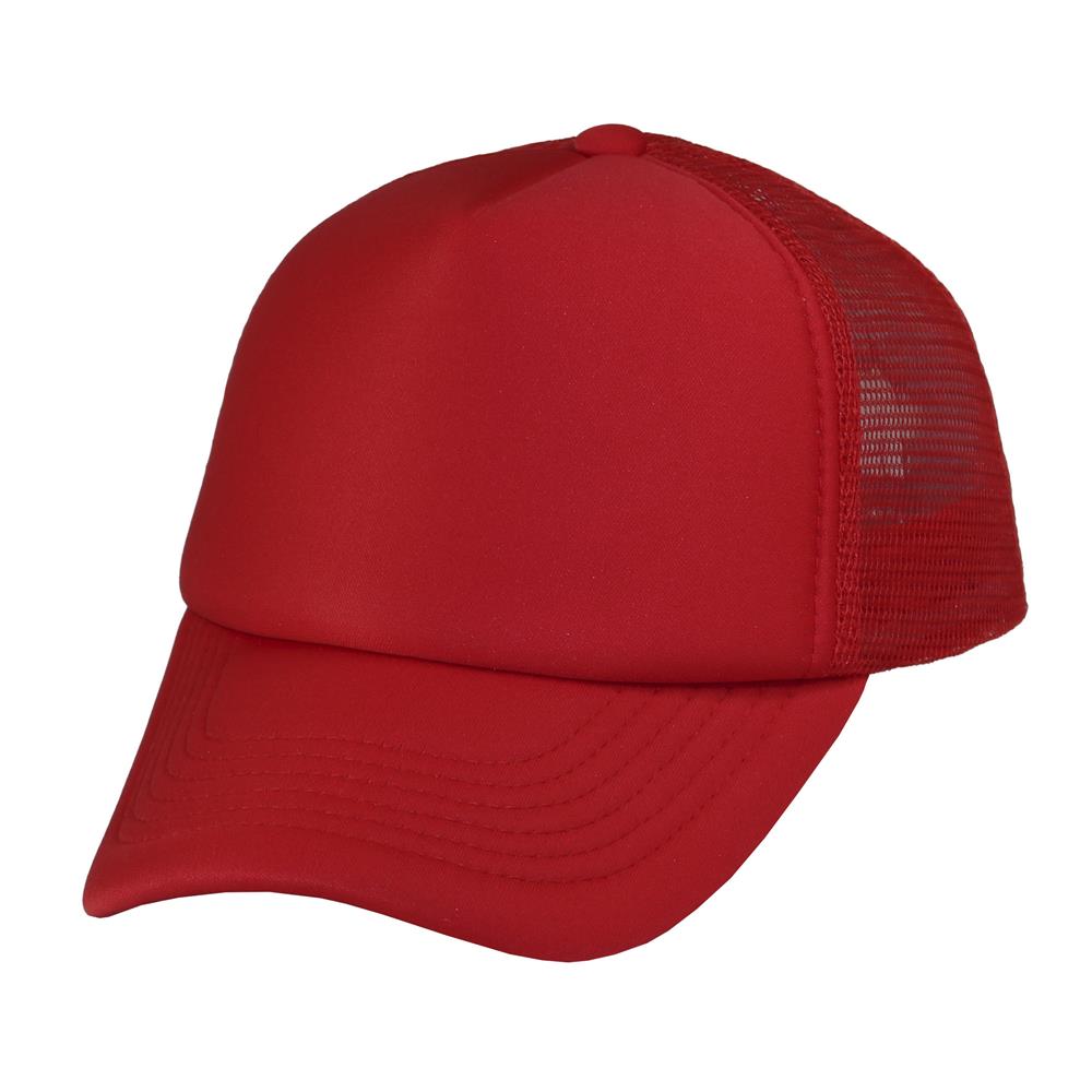 TRUCKER VISERA CURVA ADULTO ROJA