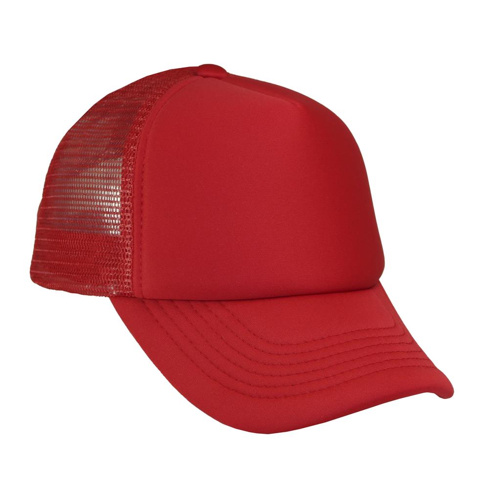 TRUCKER VISERA CURVA ADULTO ROJA