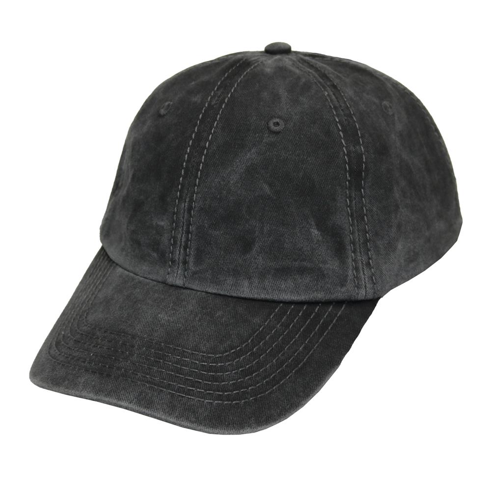 Gorra de adulto tipo polo pigmentado negro.