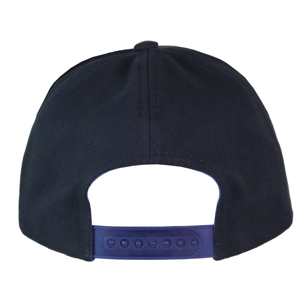 Gorra 5 paneles de gabardina con visera curva 