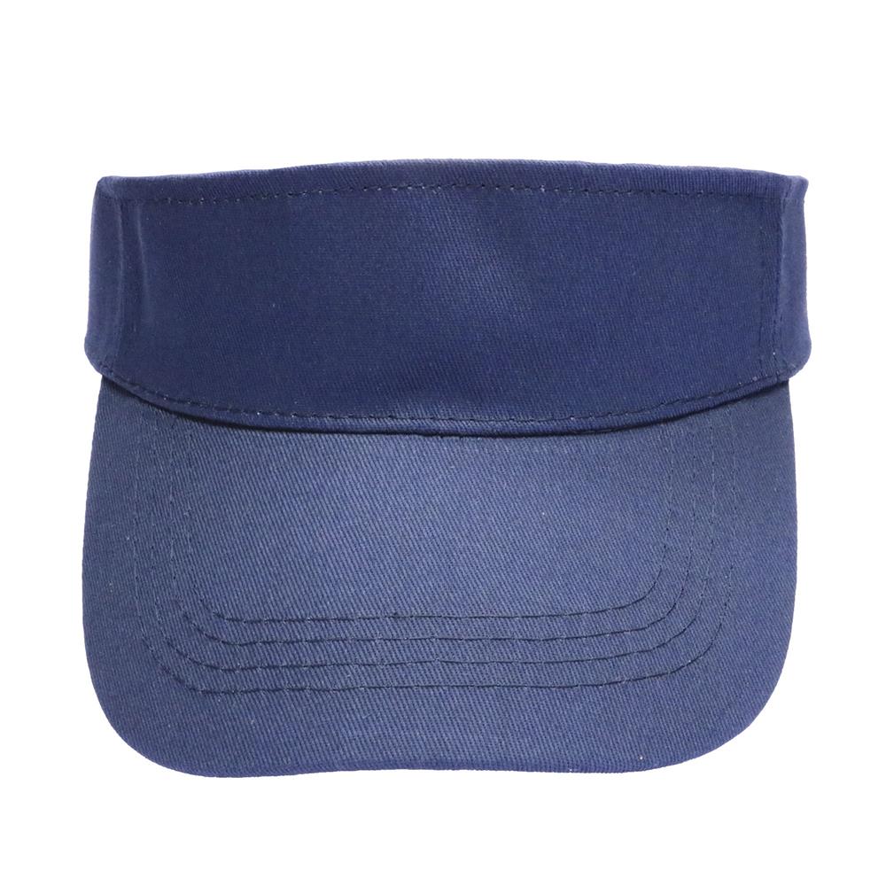 Visera deportiva azul marino