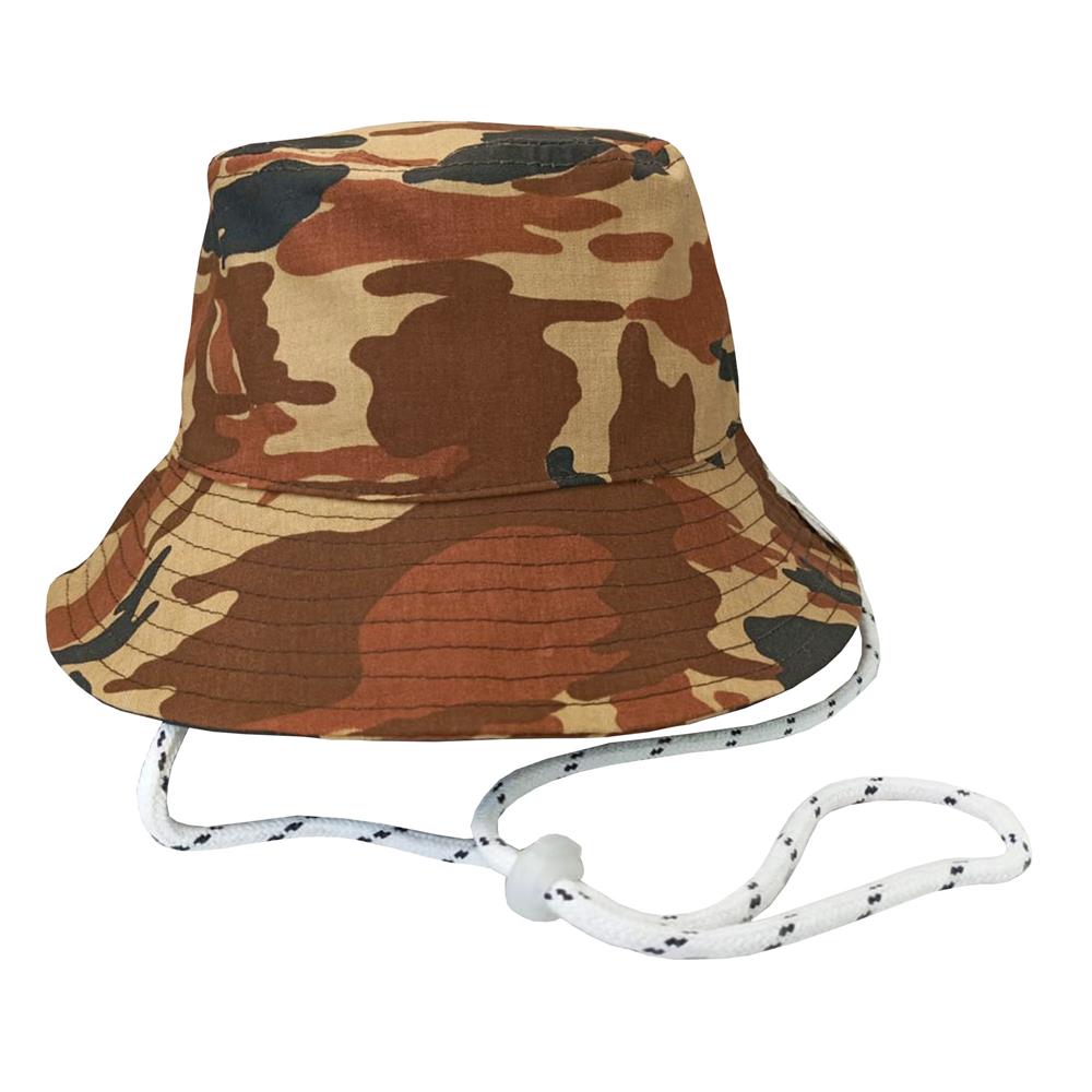 Boonie hats de gabardina estampada