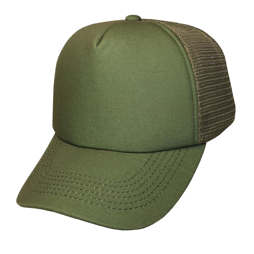 Gorra trucker microcanvas de adulto visera curva. 