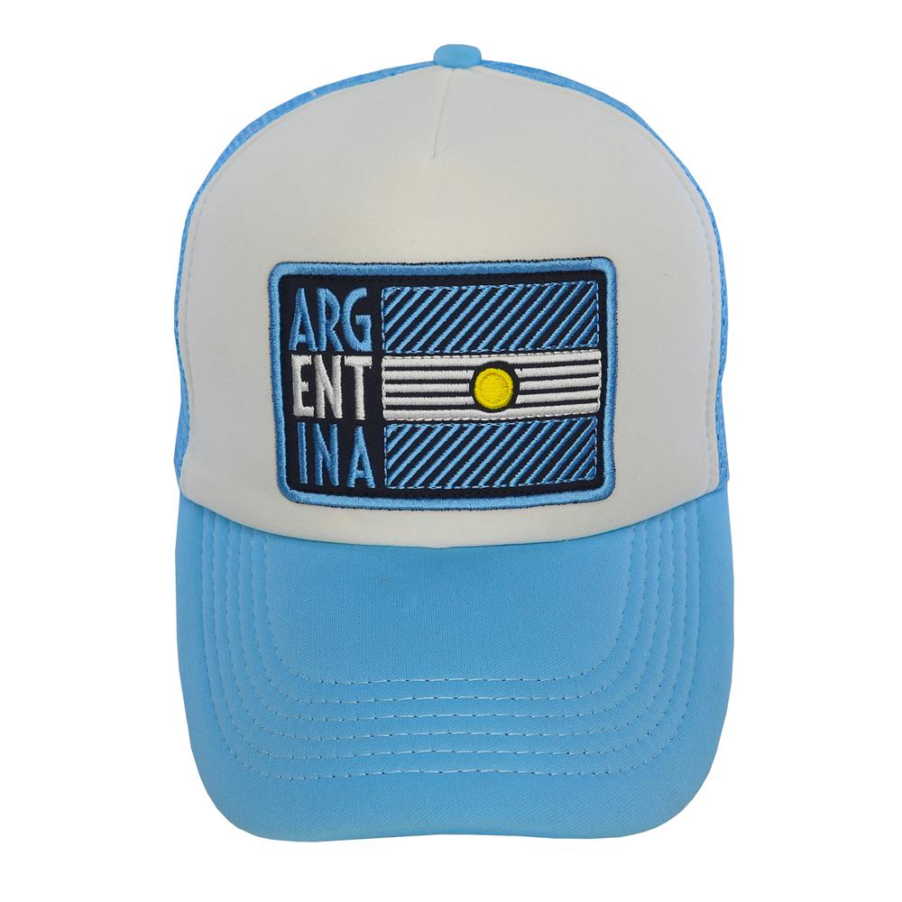 Gorra trucker curva parche bordado Argentina