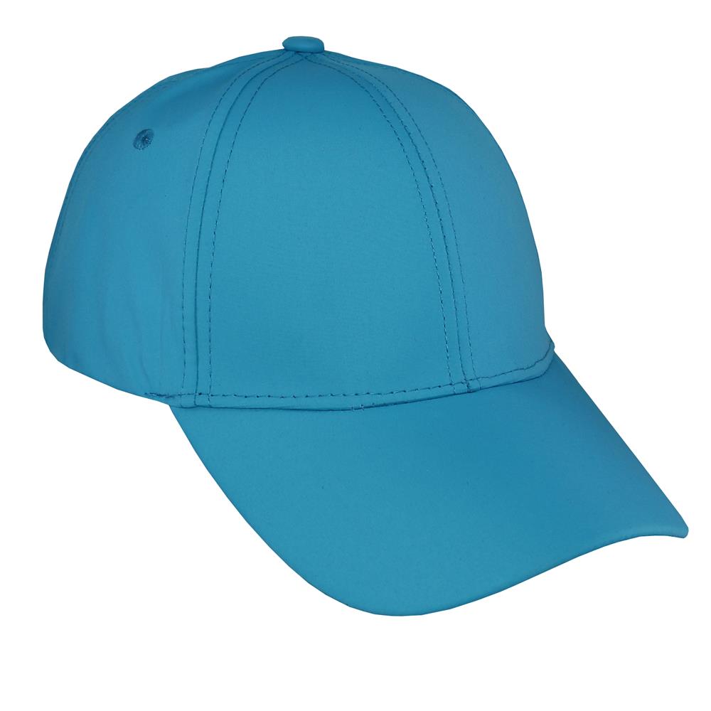 Gorra deportiva para adulto 6 gajos turquesa