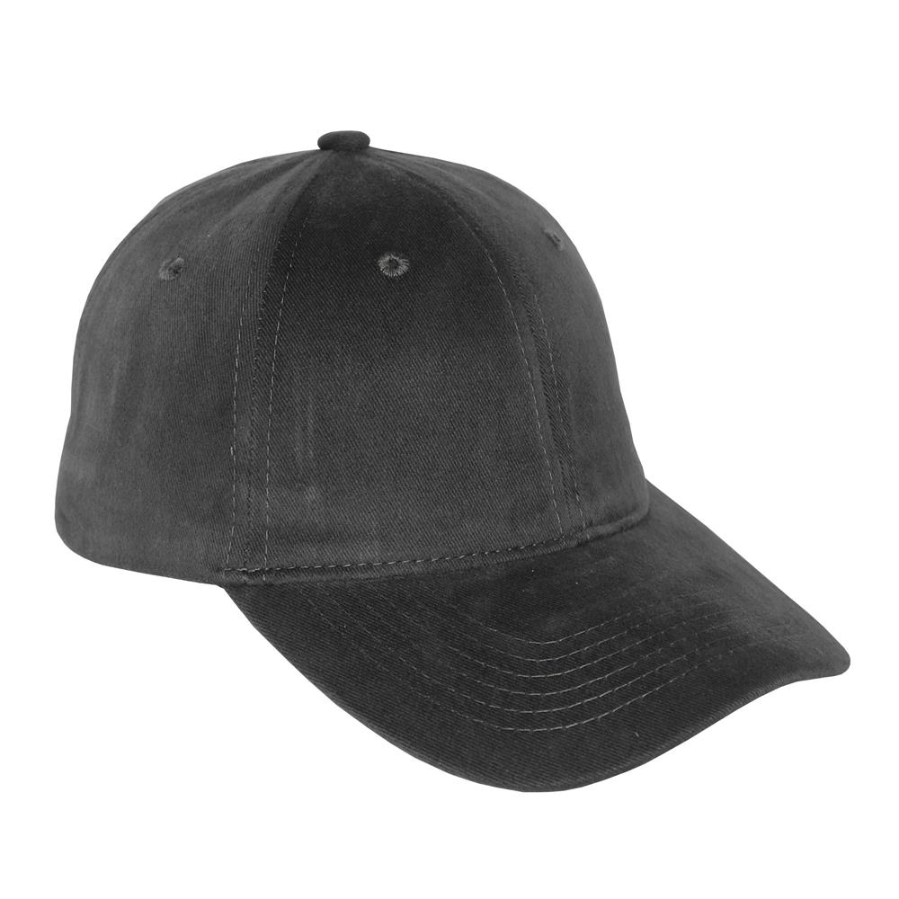 Gorra de adulto en algodón 6 gajos esmerilada gris