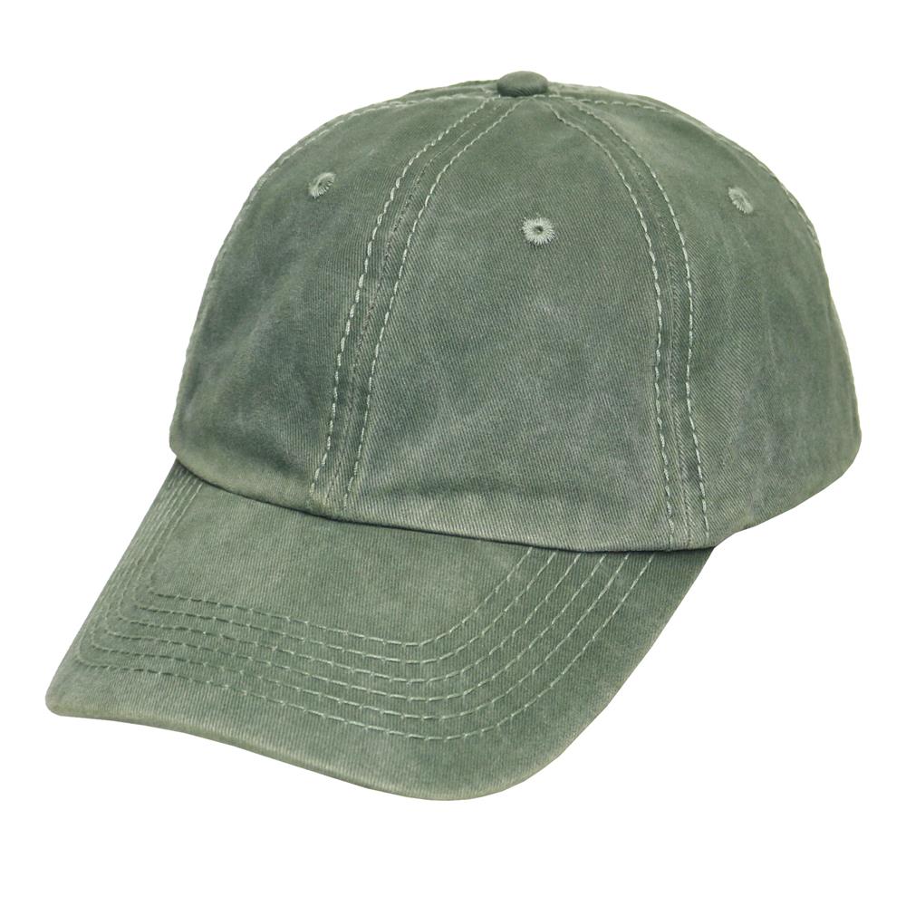 Gorra de adulto tipo polo pigmentado verde musgo 