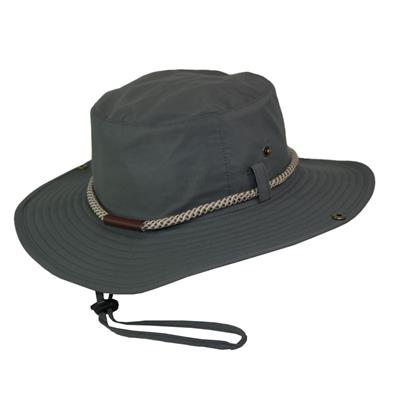 Sombrero australiano de taslon con cordon