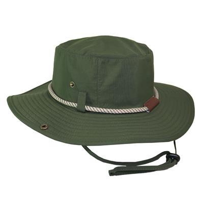 Sombrero australiano de taslon con cordon 