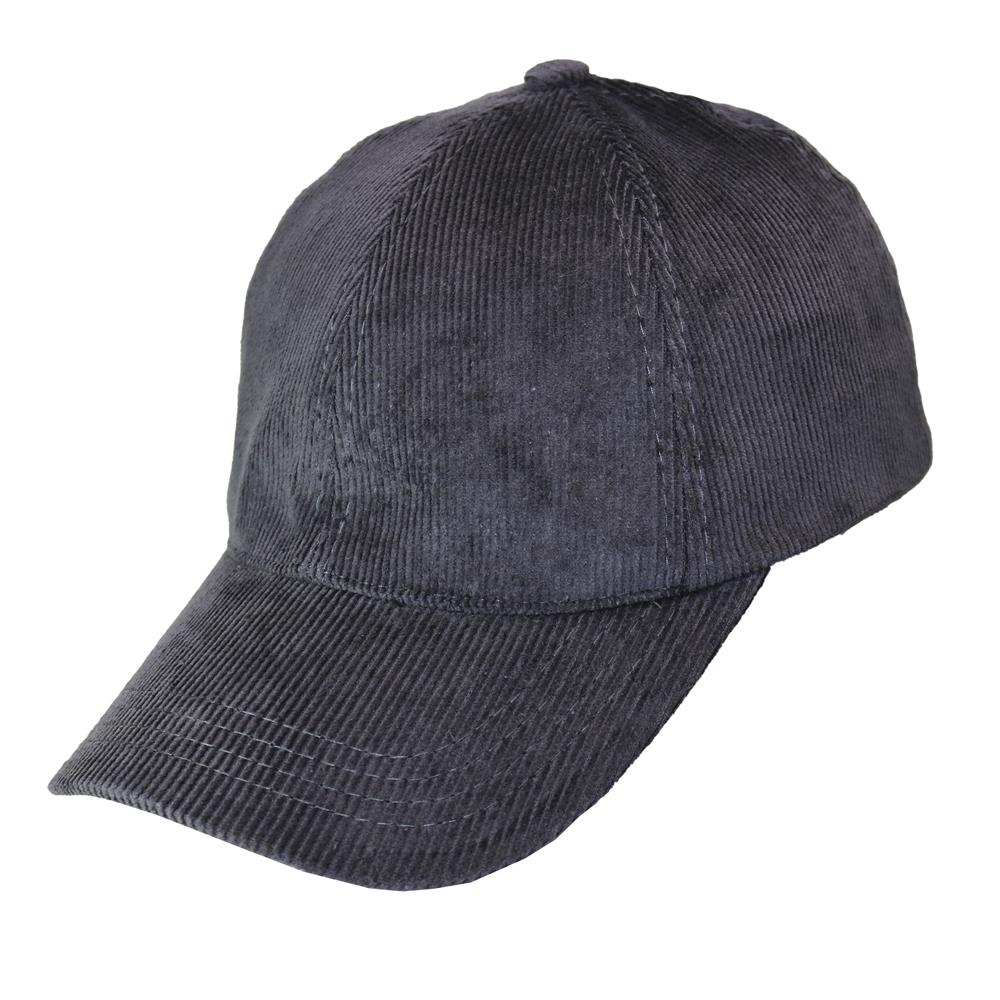 Gorra de adulto visera curva en corderoy
