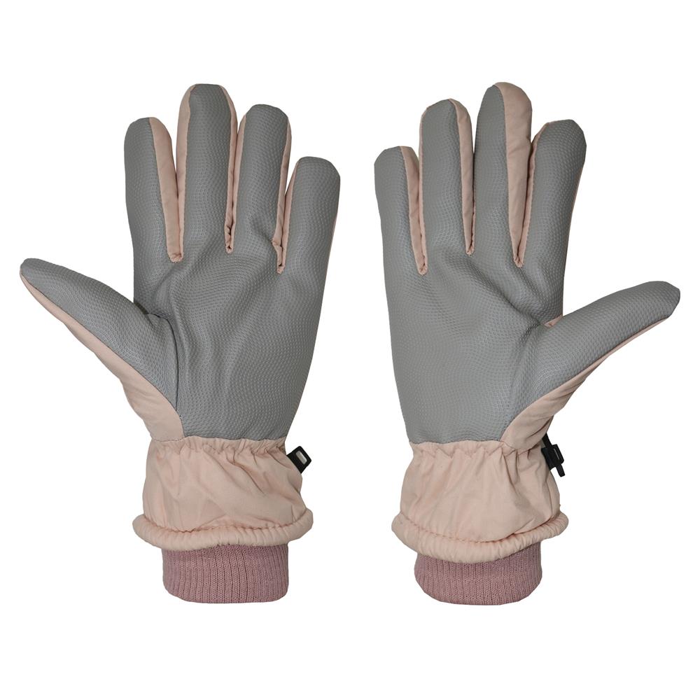 Guantes de ski de dama rosa